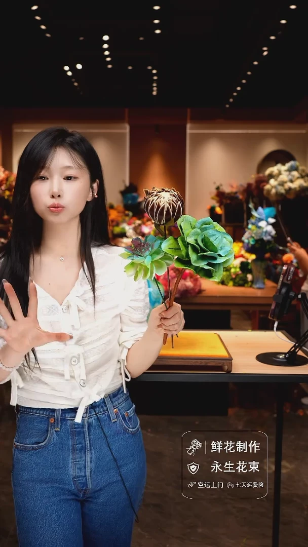 琉璃手工艺品手工花器花束空运包邮送货上门-以图片为准