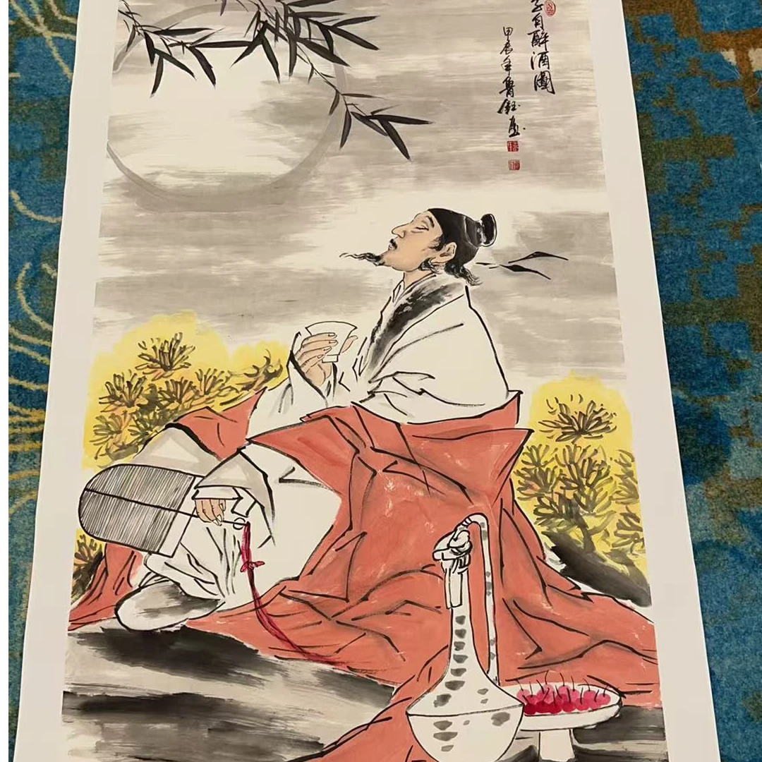 橱窗展示/文峰美术/鲁钰原名王奉超/宣纸国画/带证书