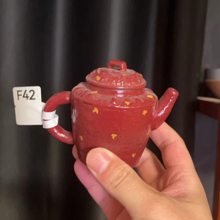 F42神州古韵老岩泥磨砂感茶壶