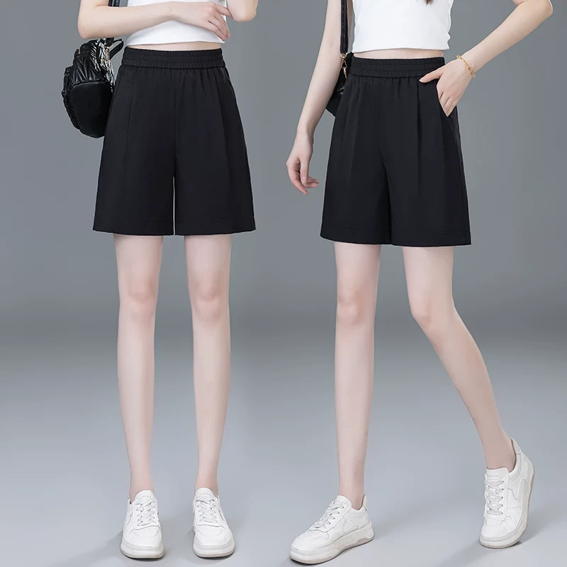 2613【裤长42】时尚阔腿短裤女夏季新款休闲裤【以直播间实物为准】