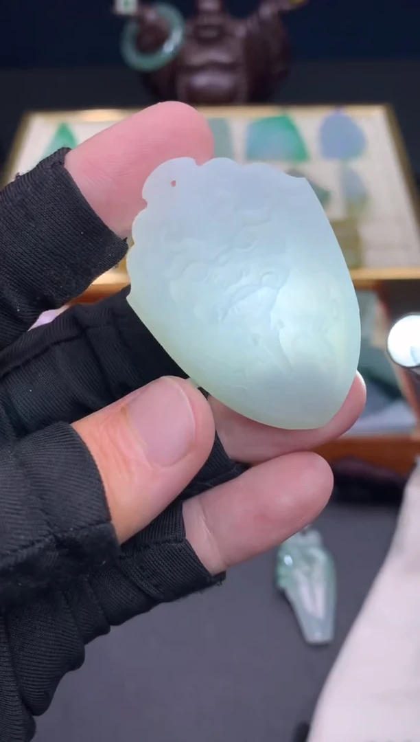 未镶嵌定制翡翠天然翡翠仿古牌