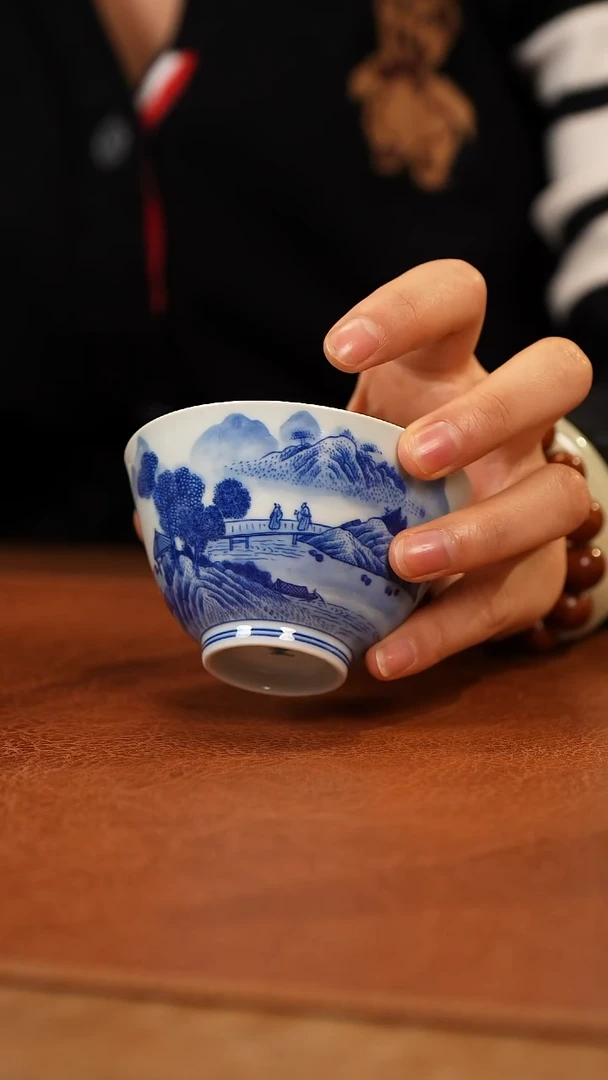 【闪购商品】杯景德镇青花主人杯