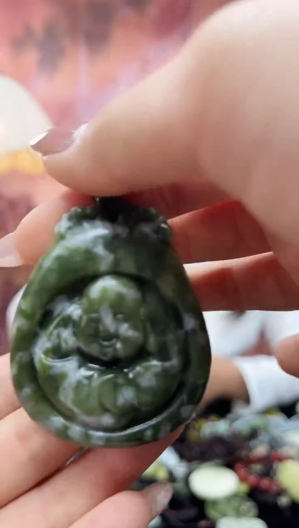 未镶嵌岫玉吊坠·