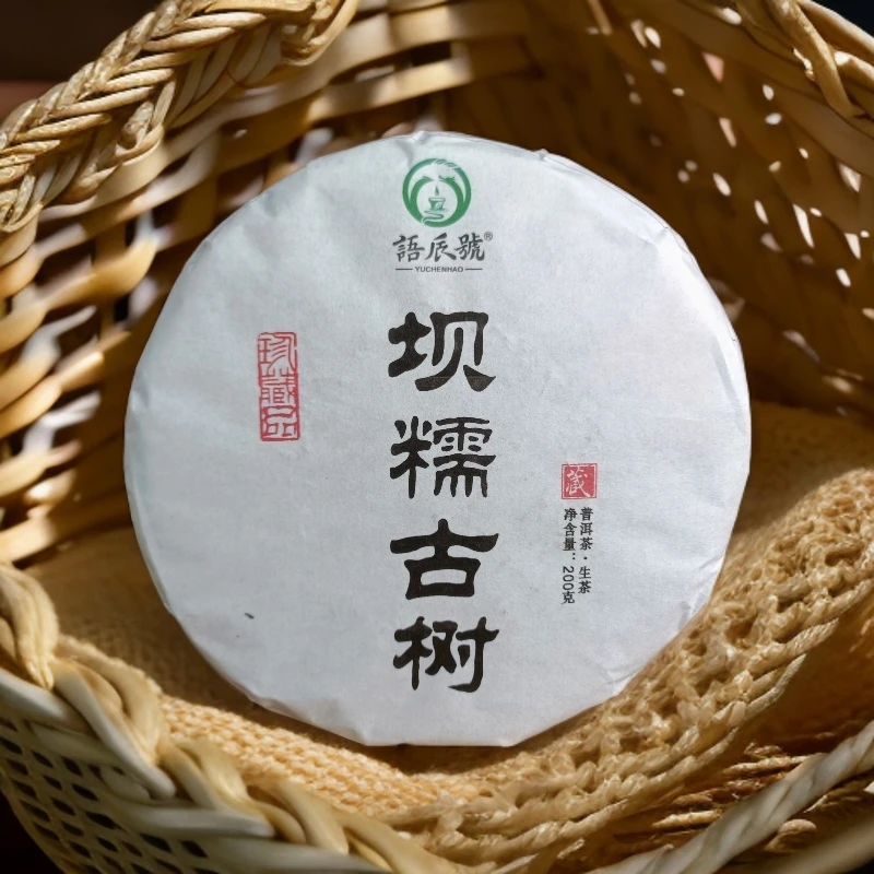 25年正宗云南普洱茶大叶种坝糯藤条古树 生茶200克干仓纯料茶叶