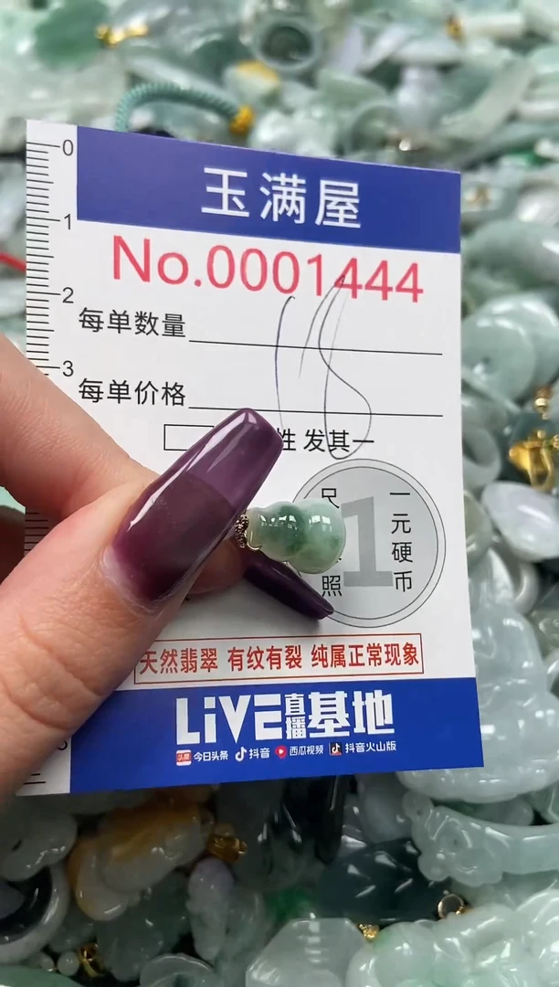 颈饰未镶嵌翡翠1444