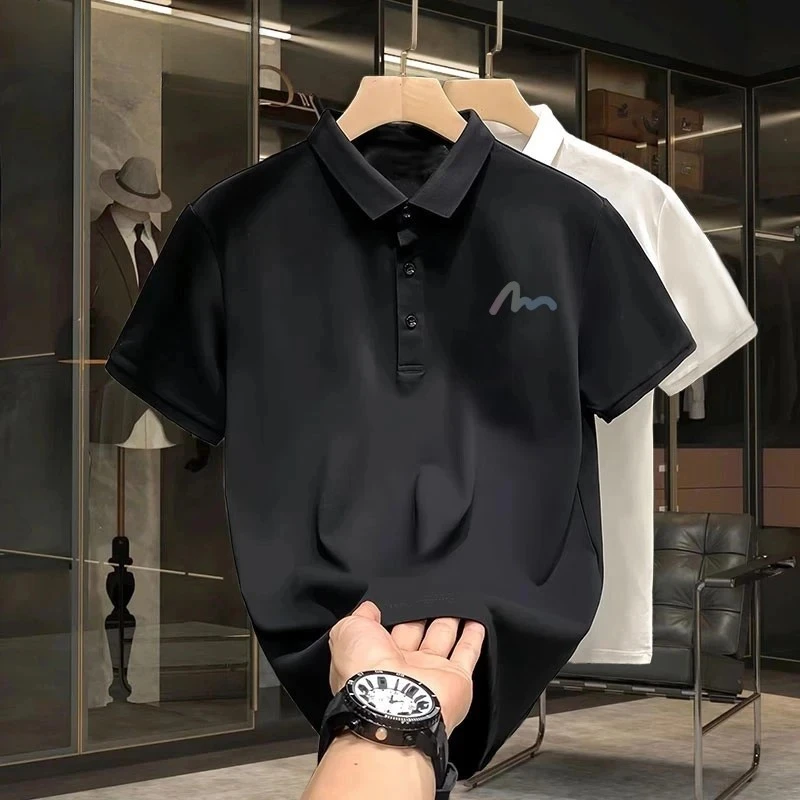 仓石一树潮牌美式polo衫短袖夏季潮流宽松ins痞帅痞帅慵懒风男装