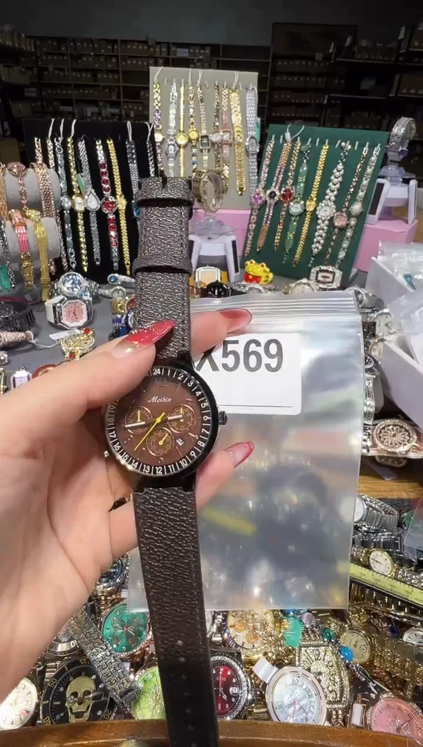 石英机芯不锈钢不锈钢直播定闪专用