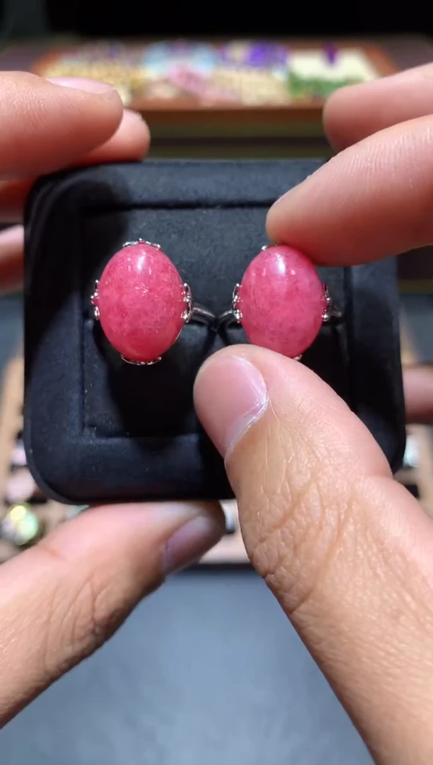 【闪购商品】蔷薇辉石戒指未镶嵌L64【多样性发其一】