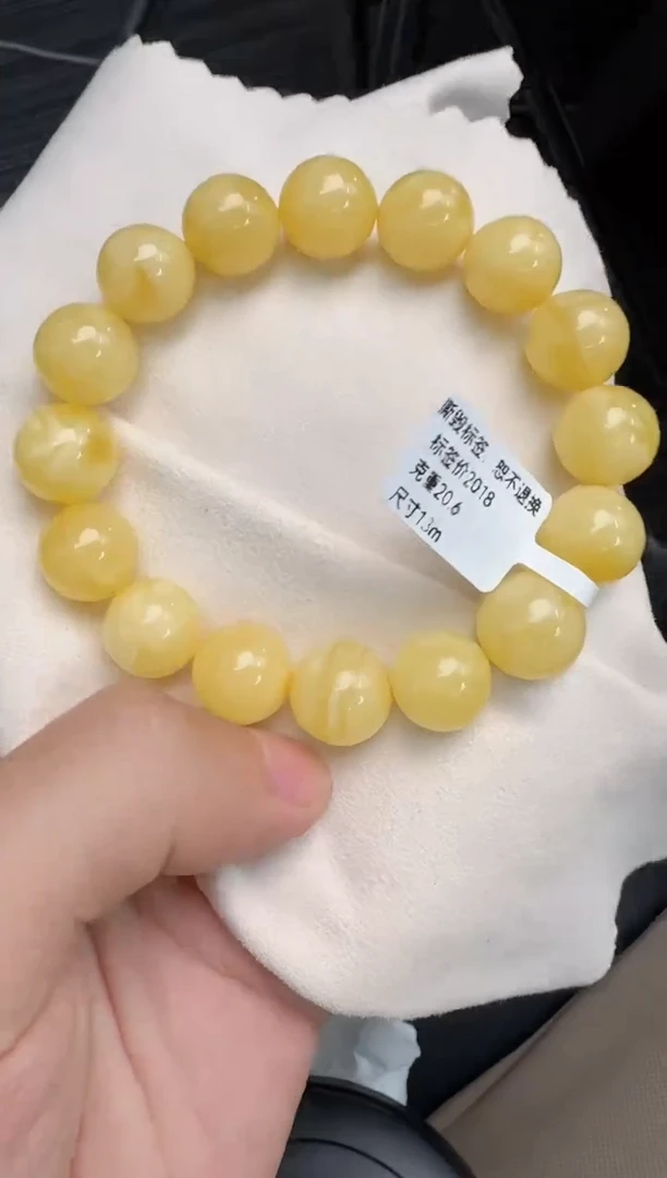 未镶嵌琥珀手串蜜蜡手串