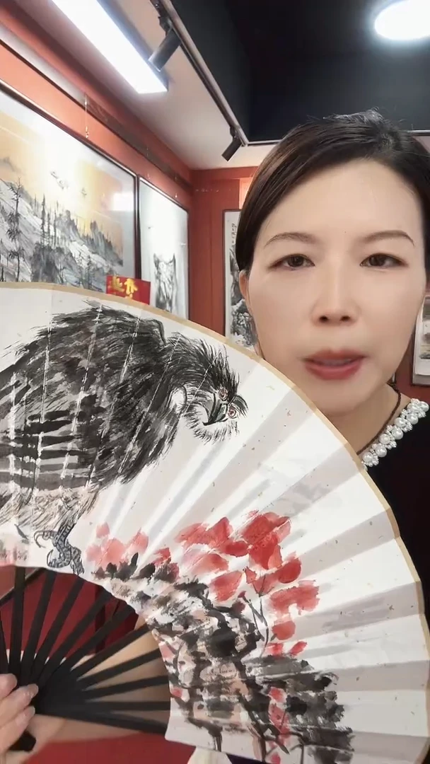 国画孟祥敏/国画/扇面