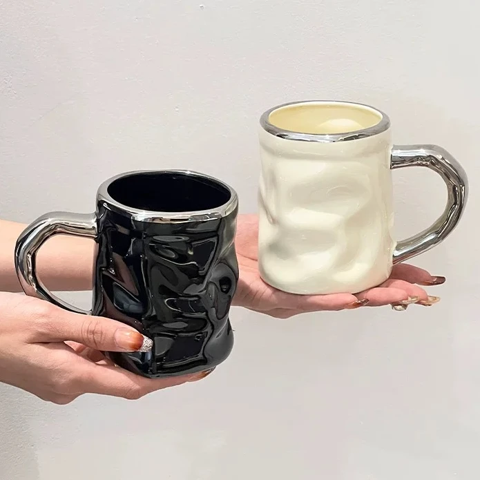做不被定义的杯子ins辣妹风马克杯陶瓷小众原创水杯情侣大容量
