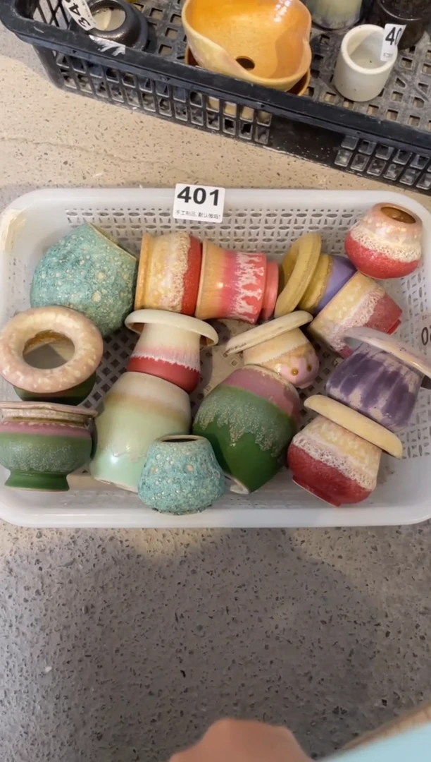 瓷片蟀*.401知木小芳花盆编号