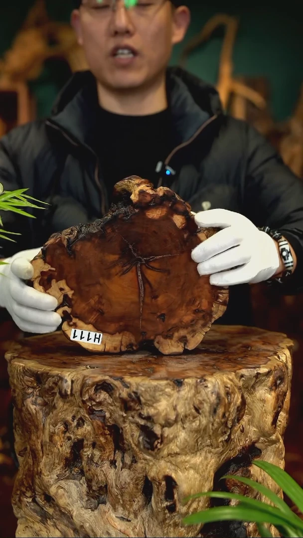 木雷击枣木底座