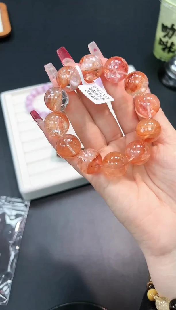 【闪购商品】水晶手串未镶嵌87m多样性发其一/1条17mm默认微瑕