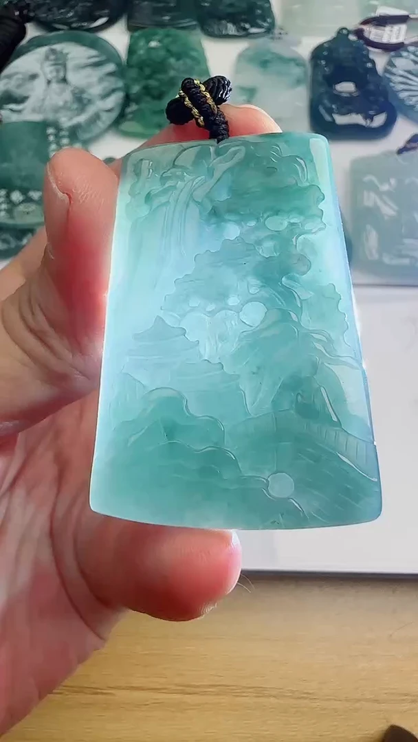 翡翠未镶嵌颈饰11111111