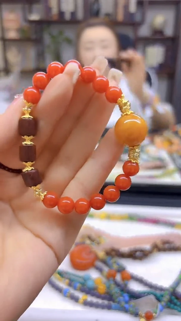 手链未镶嵌南红玛瑙DIY款S689