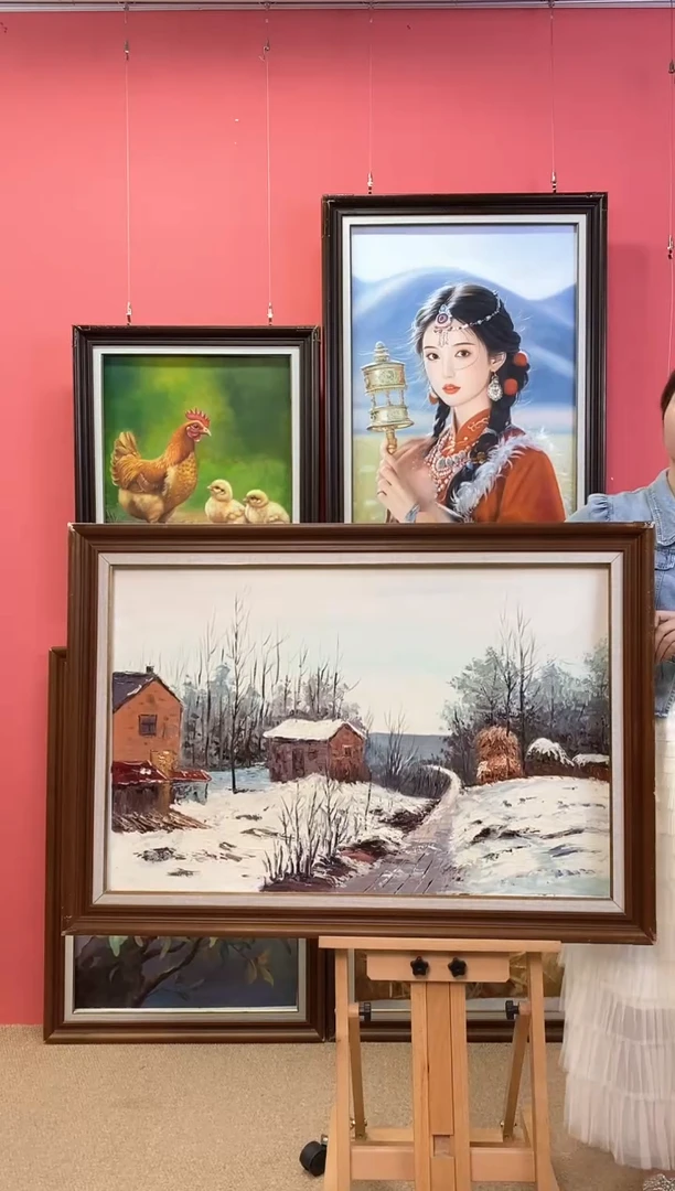 油画蒲*英尺寸60*90画芯（不含框）