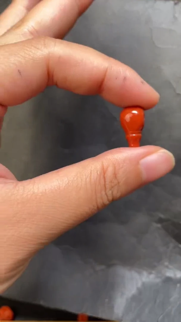 未镶嵌114南红玛瑙三通