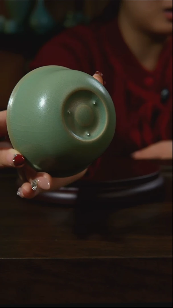 杯子瓷漫*汝州原产地原矿仿古老釉q