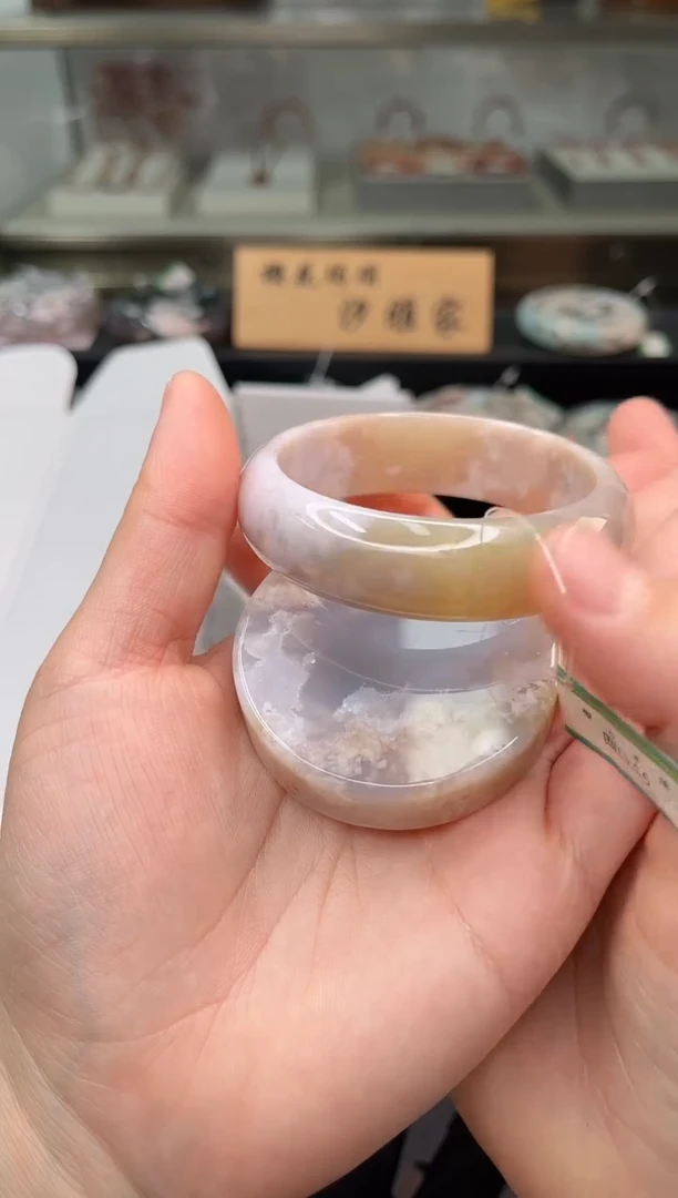 未镶嵌手镯石英质玉55圈口（赠品镯心）1223055