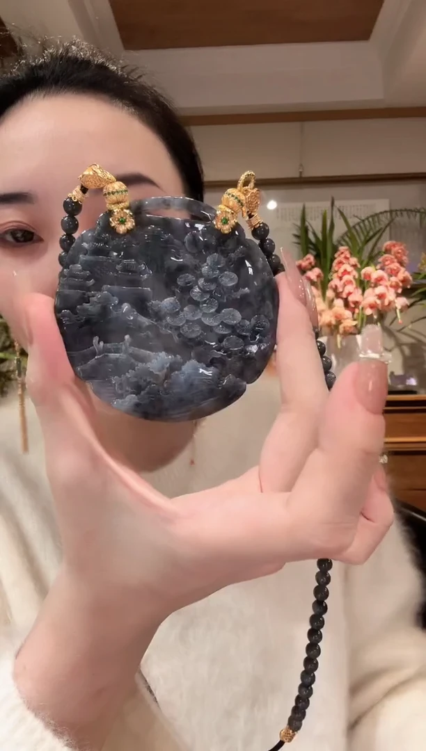 【闪购商品】翡翠颈饰未镶嵌国风