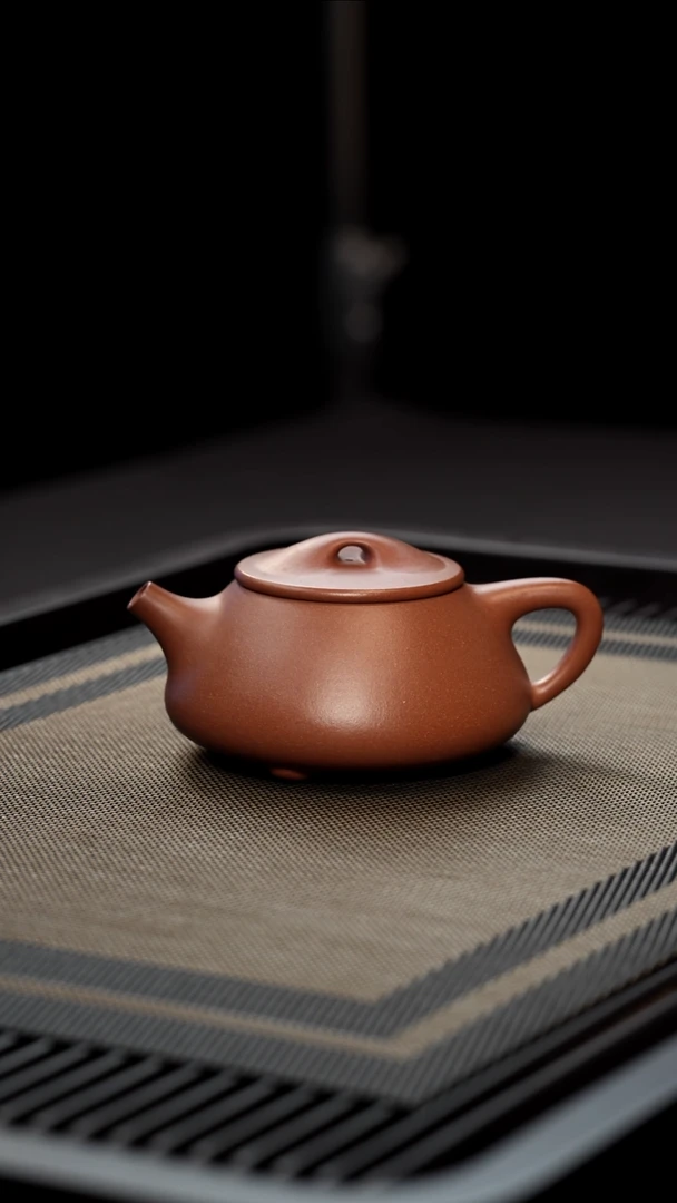 茶壶紫砂全手工台西紫泥景舟石瓢200cc