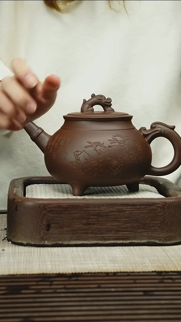 茶壶紫砂520CC