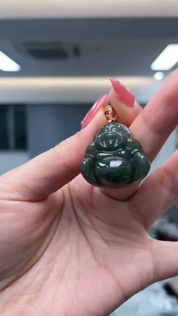 颈饰银S925镶嵌和田玉（多样性发一件）