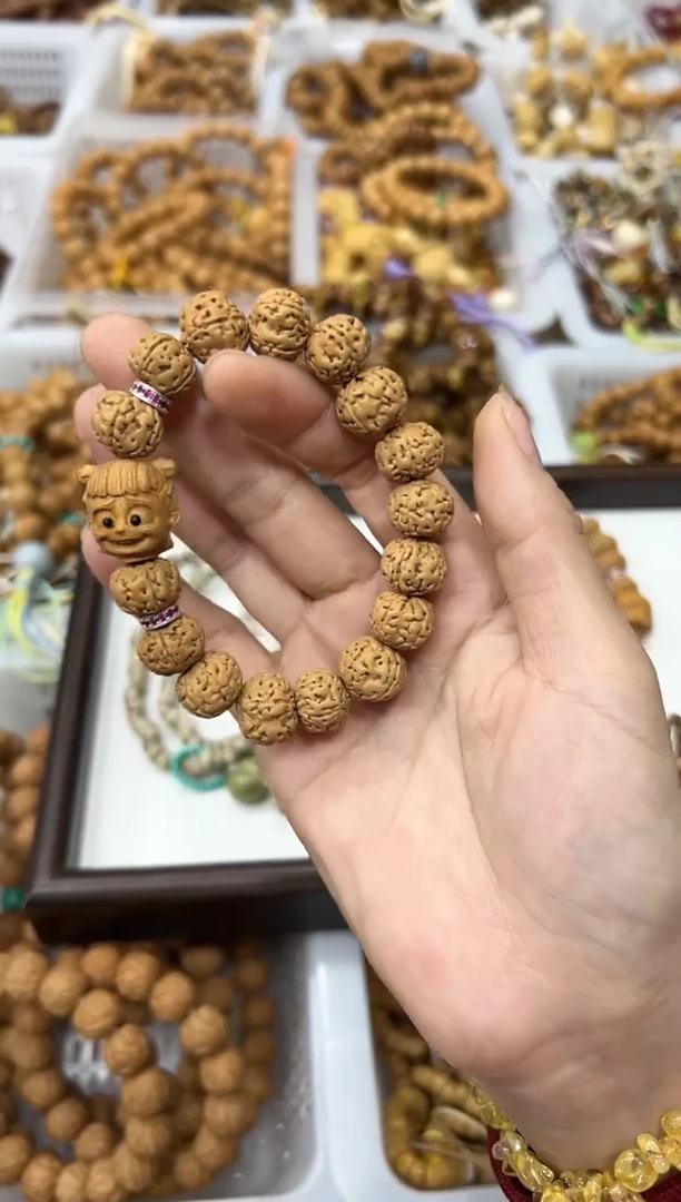 手串金刚菩提卡14mm五瓣 爆肉金刚