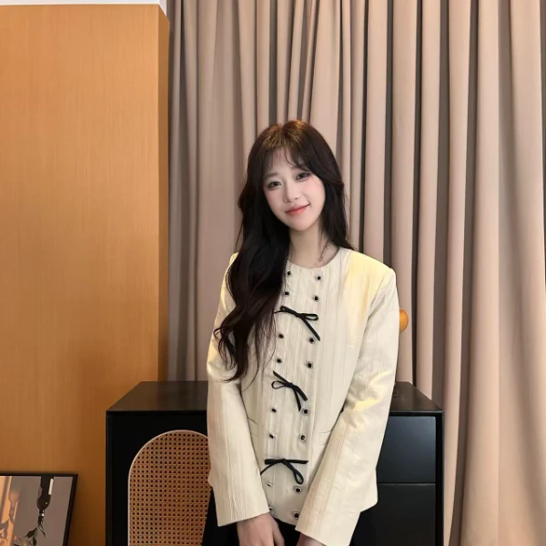 周【花漾童话】春款韩系套装减龄少女百褶裙摆千金风两件套