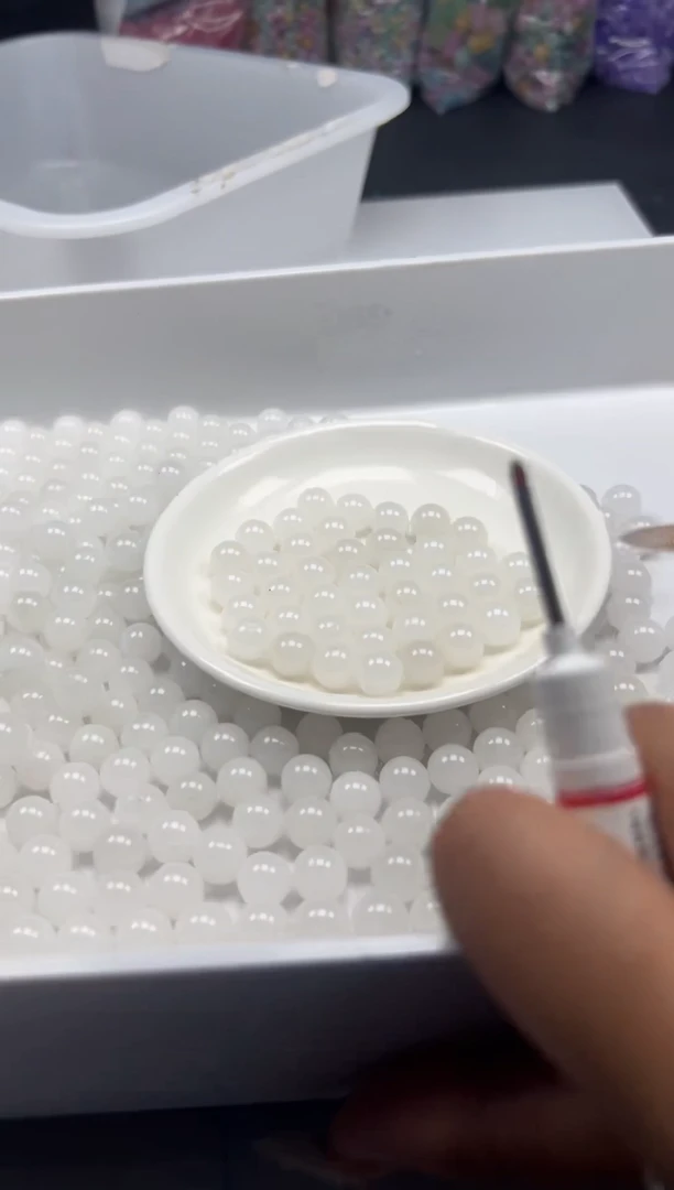 和田玉未镶嵌颈饰w626白玉10mm*10颗