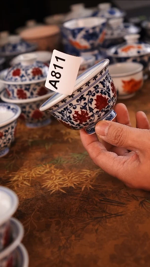 景德镇手工手绘茶器大-23