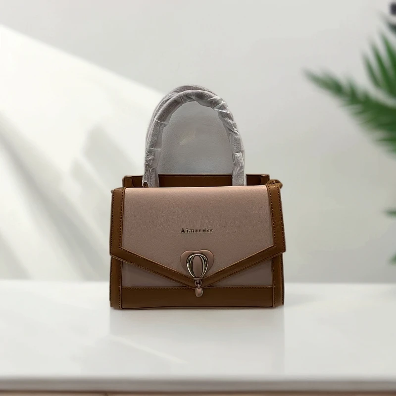 百搭包盖轻奢肩包斜跨简约气质拉链都市简约风斜挎包2168