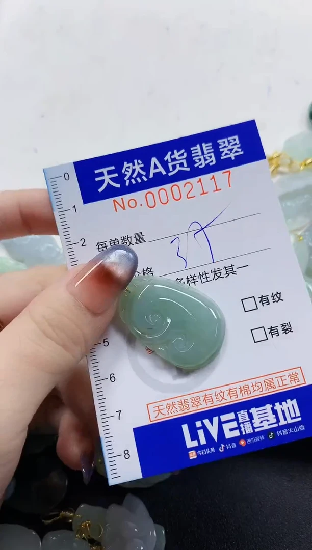 颈饰未镶嵌翡翠悠*鹤天然A货翡翠