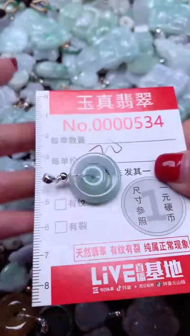 颈饰未镶嵌翡翠534