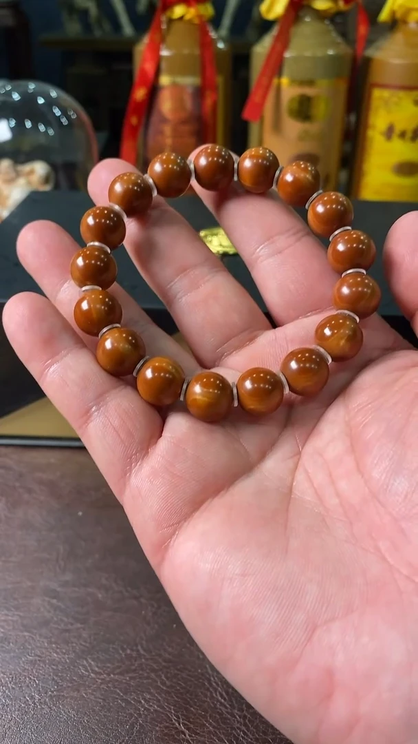 橄榄核手串/手链01-1.3铁核正圆光珠