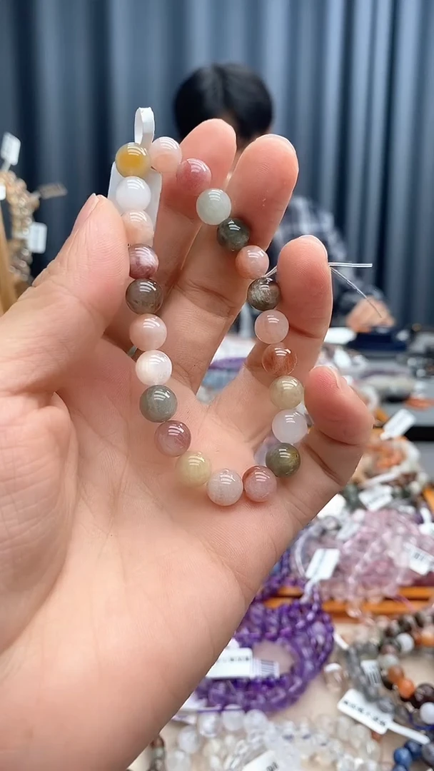 水晶手链未镶嵌兔毛