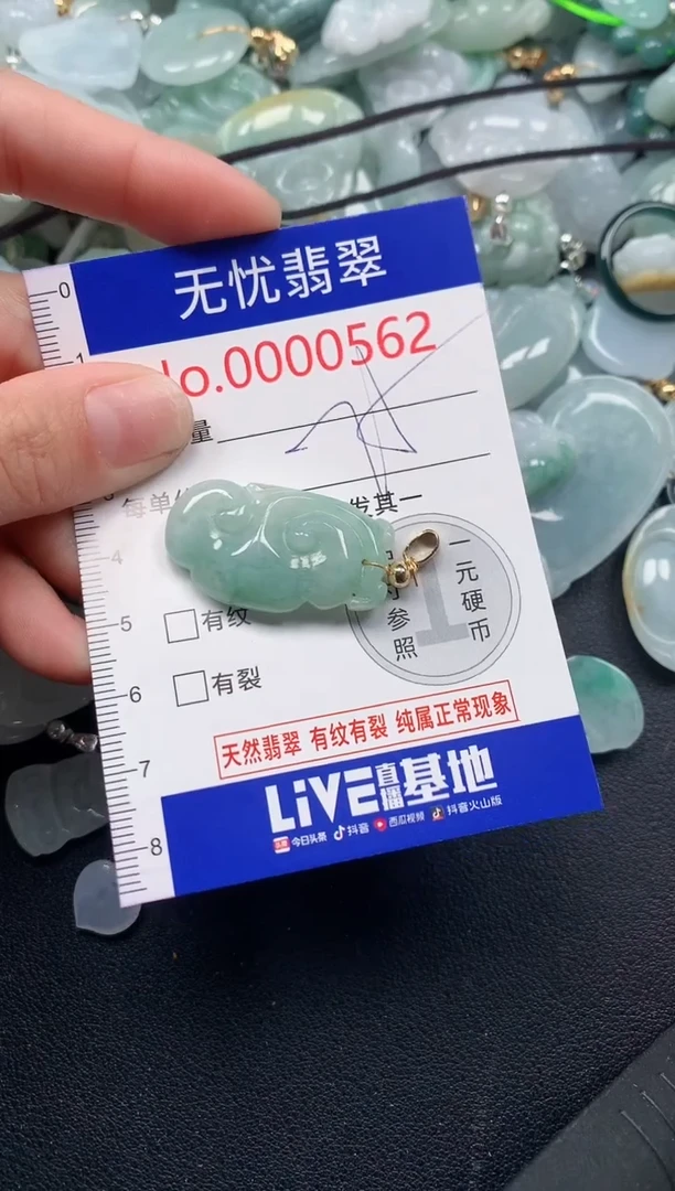 吊坠(不含链)未镶嵌翡翠562