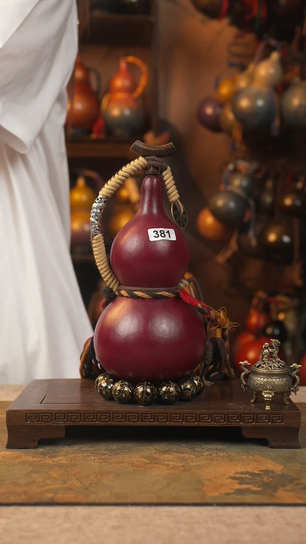 381大漆葫芦一物一拍记葫堂出品不带手串