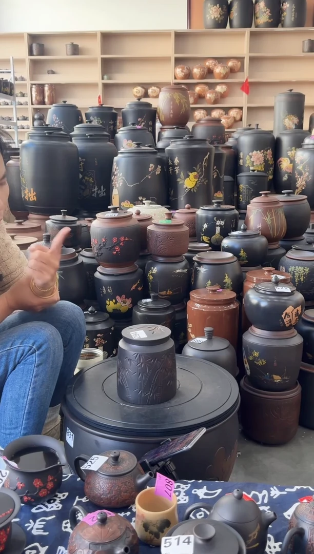 罐瑕疵茶叶罐  平盖竹子  294