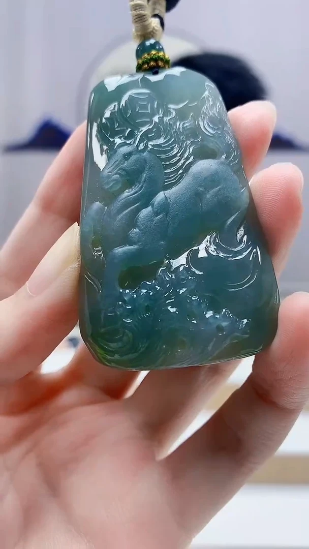 未镶嵌定制翡翠5028zm-毛货挂件139