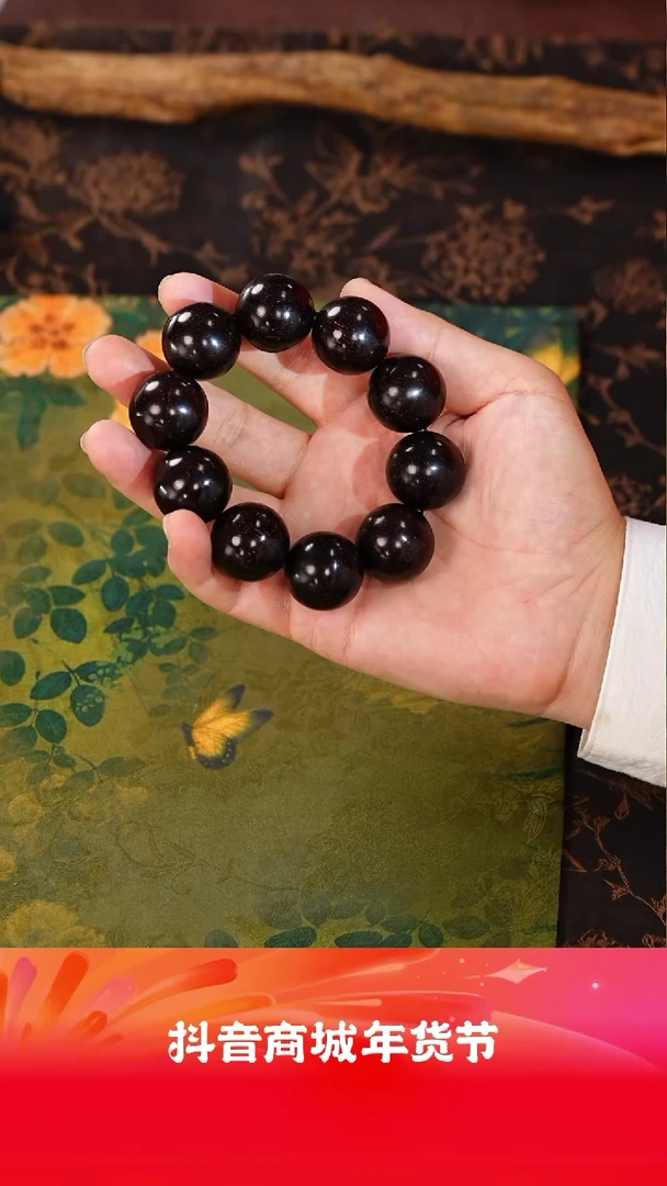 【闪购商品】小叶紫檀手串/手链小叶紫檀25mm*10颗单圈手串