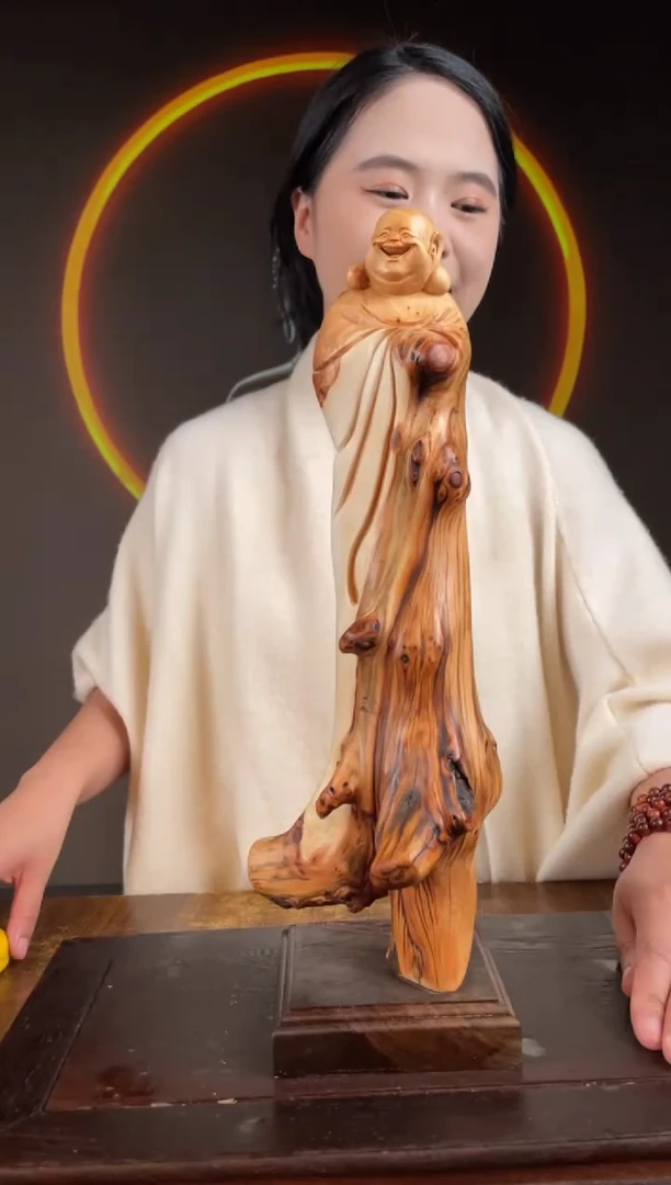 柏木（崖柏）手工摆件,先抢先得!编号:137