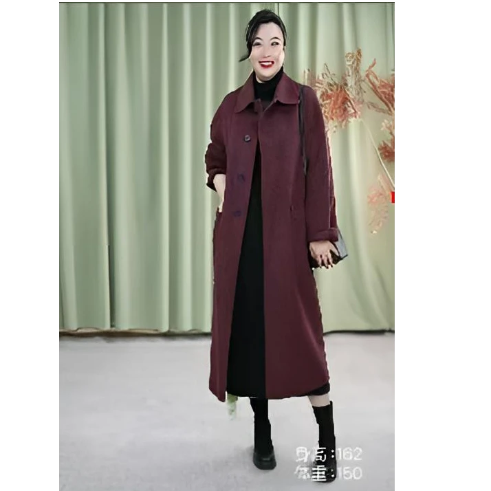 双面羊绒大衣MH-27040