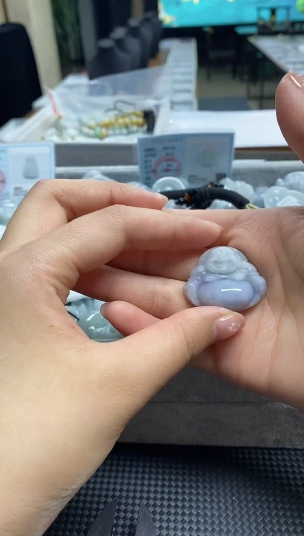 翡翠未镶嵌颈饰天然缅甸A货翡翠318