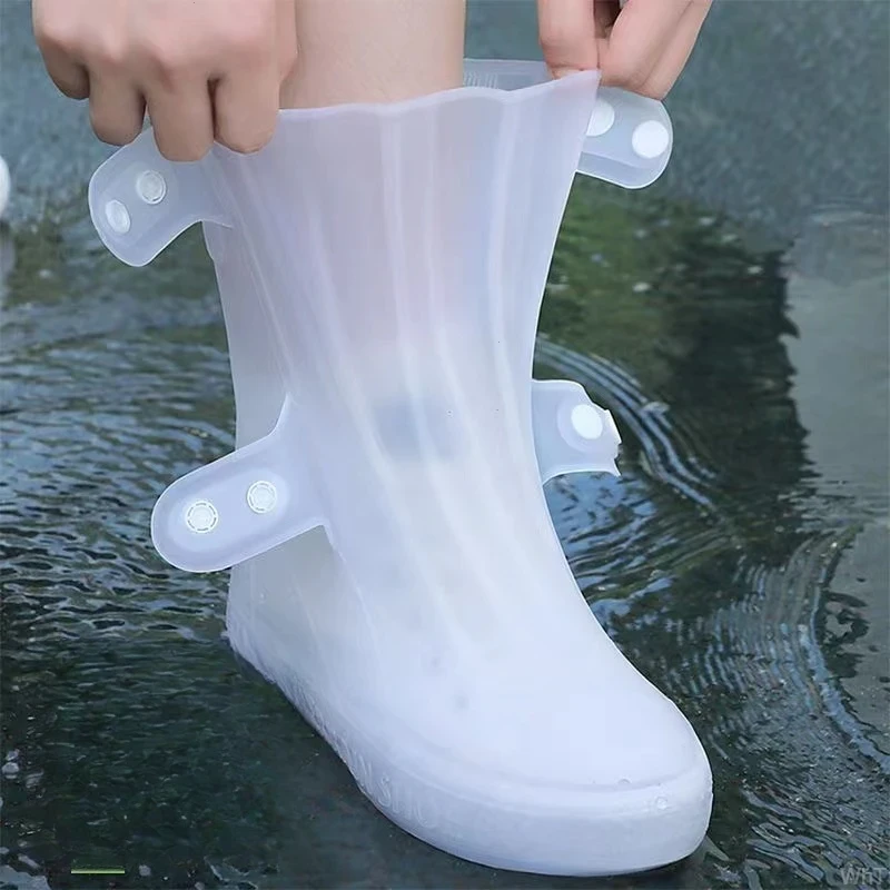 便携式中筒水鞋雨靴弹防水骑手防滑加厚防雨防湿雨鞋学生成人耐磨