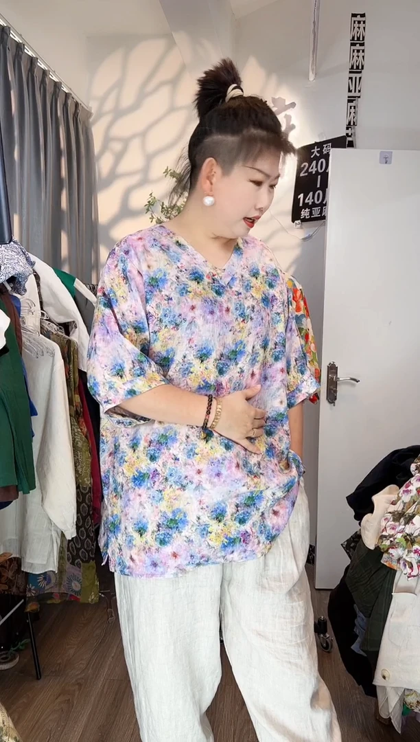 亚麻大码女装系列。