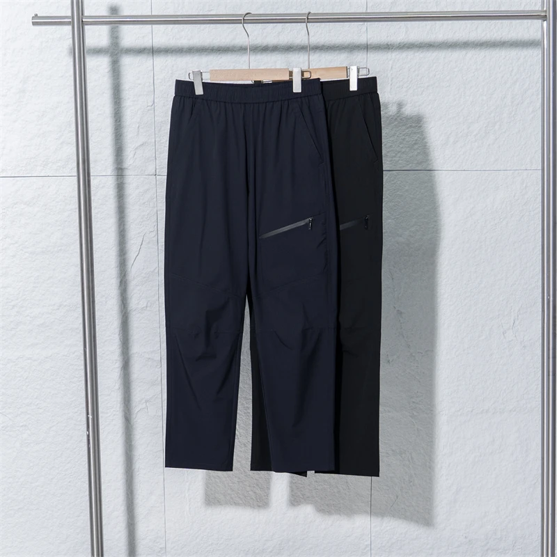 【断码福利】春夏男士简约百搭薄款松紧腰透气舒适休闲裤22CX063