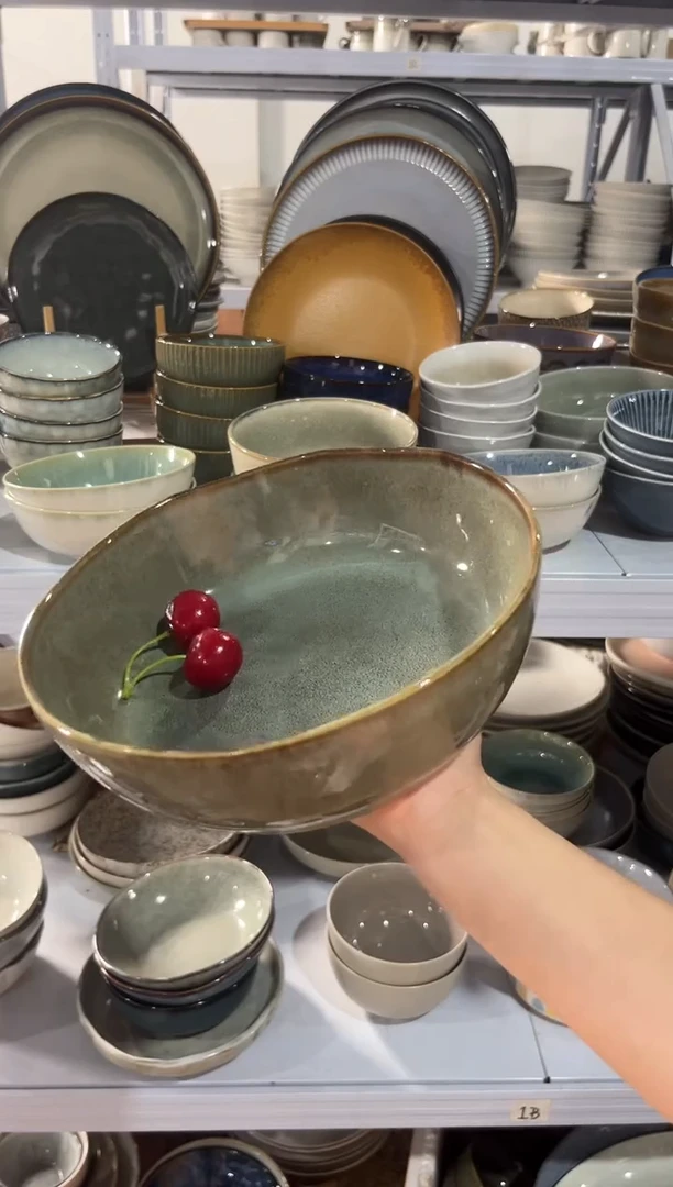 瓷片外贸尾货瑕疵满20包邮X J2A汤碗