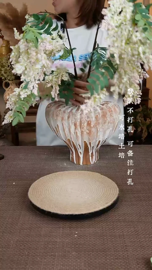 摆件名****长164景德镇陶瓷花瓶微瑕不退不换